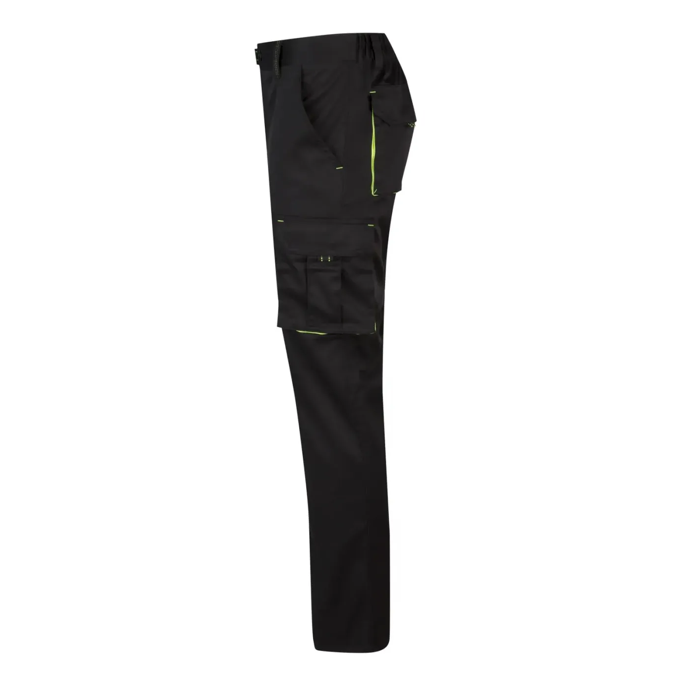 Pantaloni stretch, în două tonuri, cu buzunare multiple / Velilla / Pantaloni, salopete, colanți