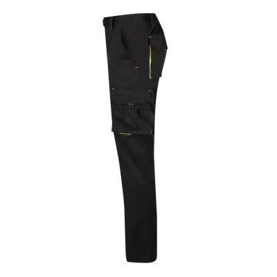 Pantaloni stretch, în două tonuri, cu buzunare multiple / Velilla / Pantaloni, salopete, colanți