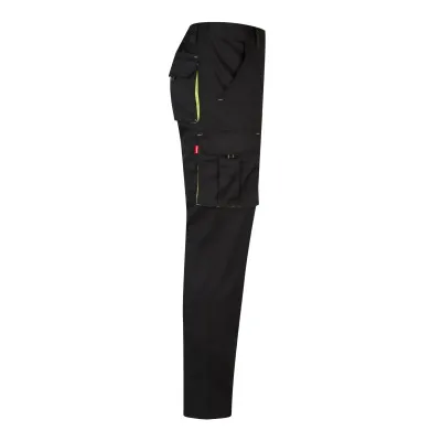 Pantaloni stretch, în două tonuri, cu buzunare multiple / Velilla / Pantaloni, salopete, colanți