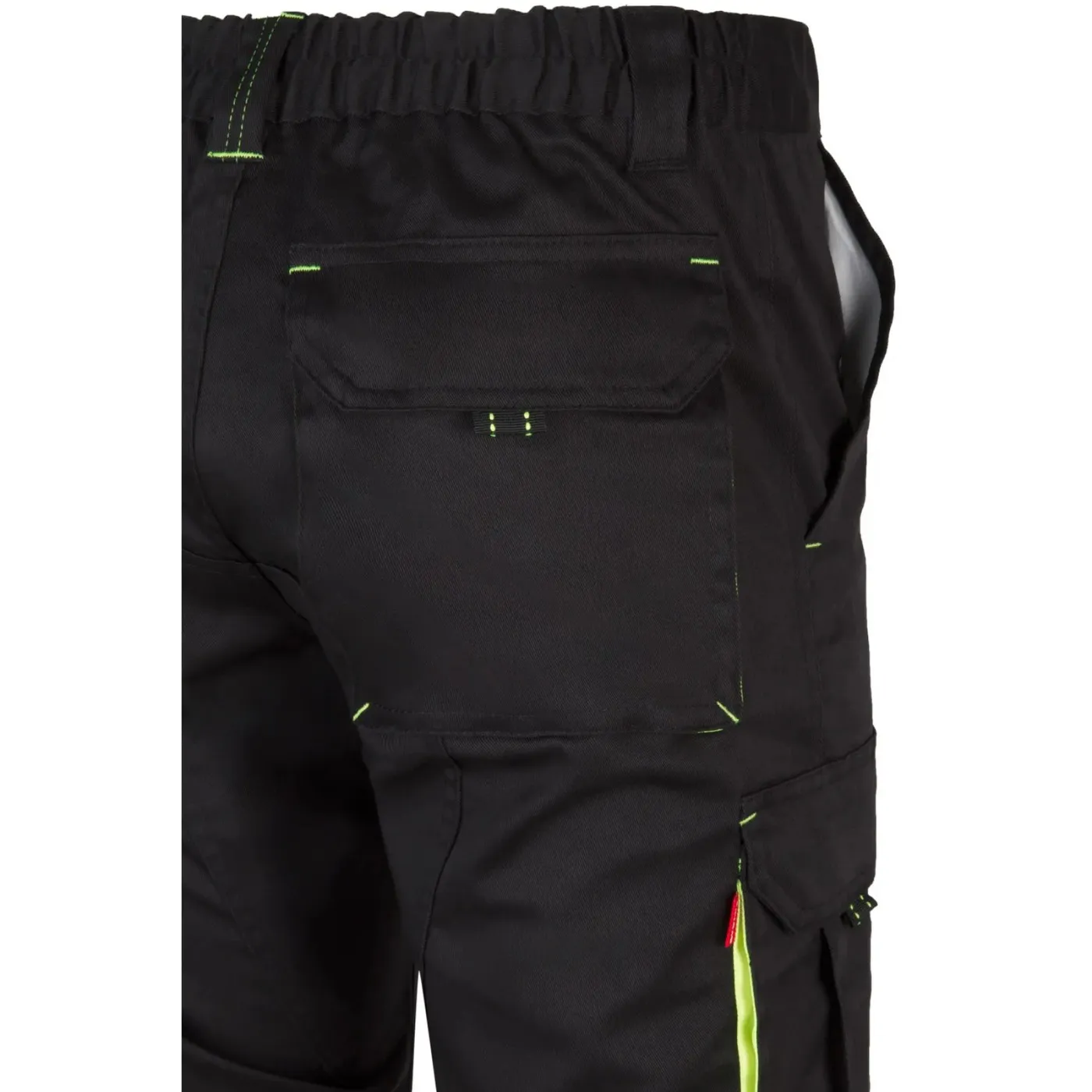 Pantaloni stretch, în două tonuri, cu buzunare multiple / Velilla / Pantaloni, salopete, colanți