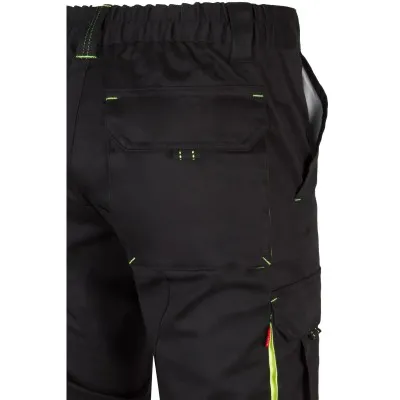 Pantaloni stretch, în două tonuri, cu buzunare multiple / Velilla / Pantaloni, salopete, colanți