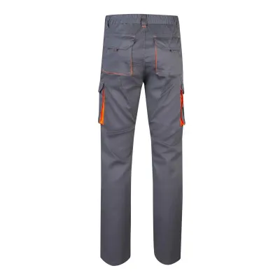 Pantaloni stretch, în două tonuri, cu buzunare multiple / Velilla / Pantaloni, salopete, colanți