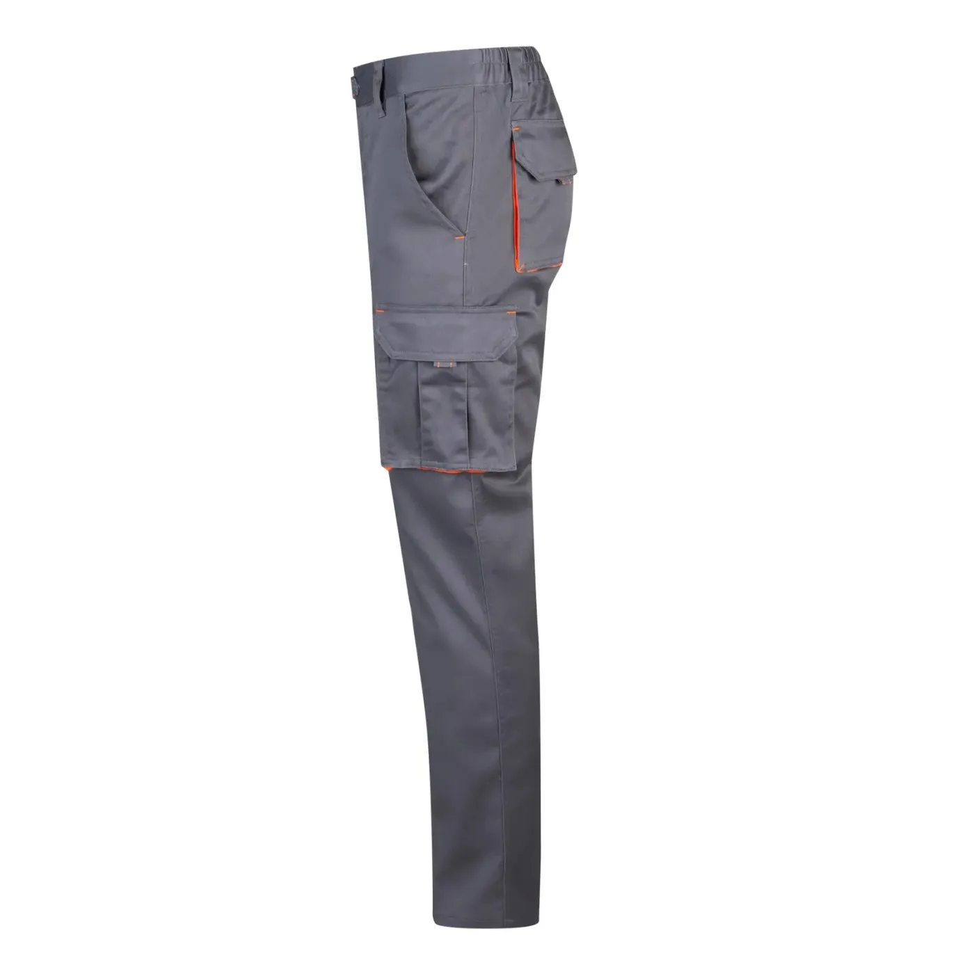 Pantaloni stretch, în două tonuri, cu buzunare multiple / Velilla / Pantaloni, salopete, colanți