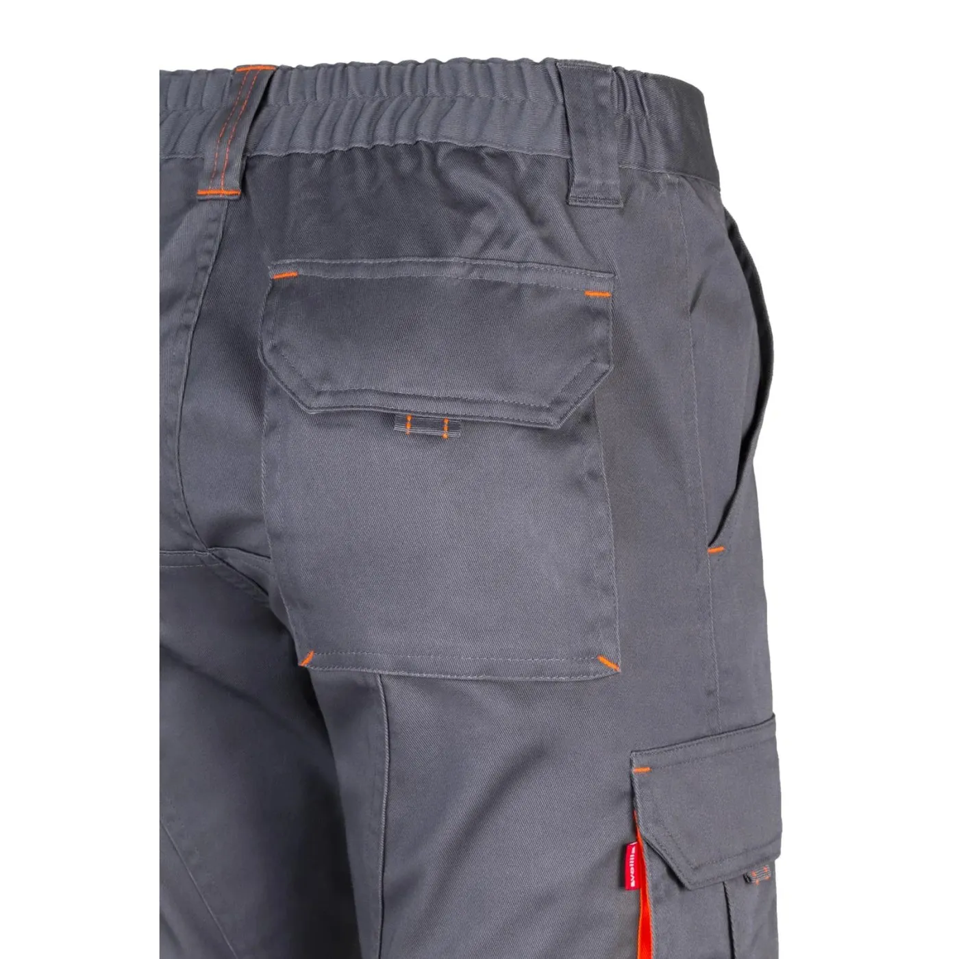 Pantaloni stretch, în două tonuri, cu buzunare multiple / Velilla / Pantaloni, salopete, colanți