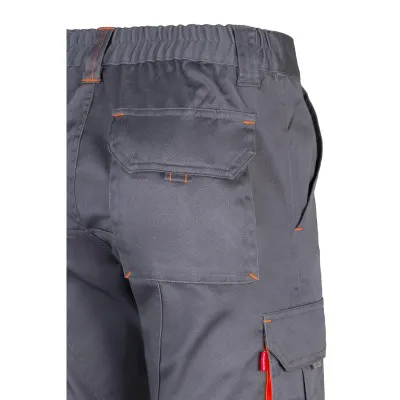 Pantaloni stretch, în două tonuri, cu buzunare multiple / Velilla / Pantaloni, salopete, colanți