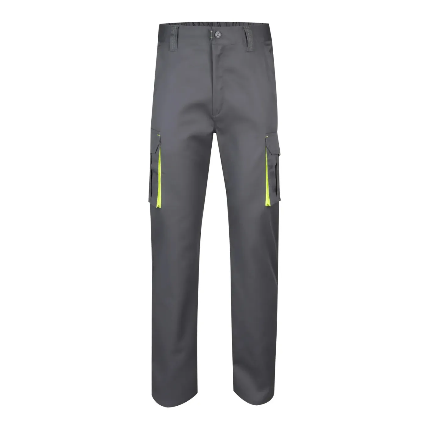 Pantaloni stretch, în două tonuri, cu buzunare multiple / Velilla / Pantaloni, salopete, colanți
