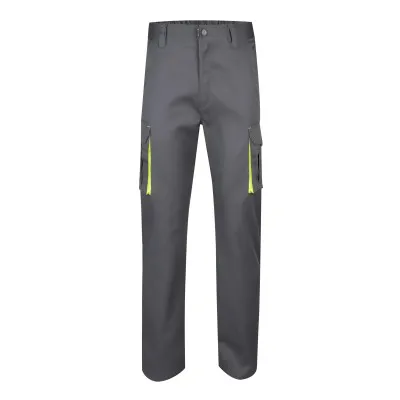Pantaloni stretch, în două tonuri, cu buzunare multiple / Velilla / Pantaloni, salopete, colanți