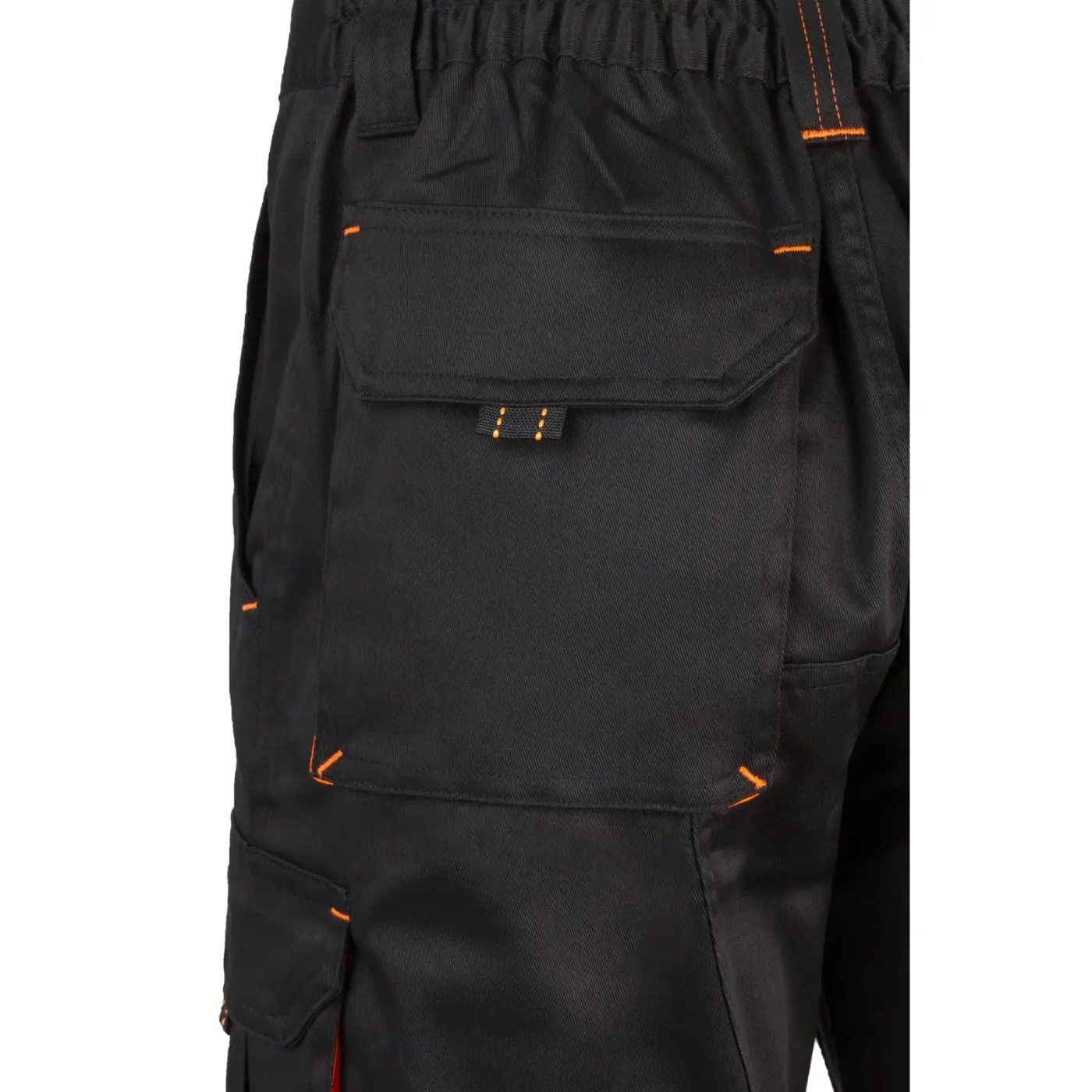 Pantaloni scurți stretch, în două tonuri, cu buzunare multiple / Velilla / Pantaloni scurți de lucru