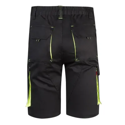 Pantaloni scurți stretch, în două tonuri, cu buzunare multiple / Velilla / Pantaloni scurți de lucru
