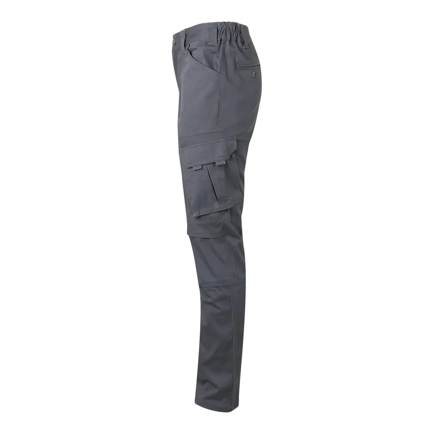 Pantaloni stretch, din bumbac, cu buzunare multiple / Velilla / Pantaloni, salopete, colanți
