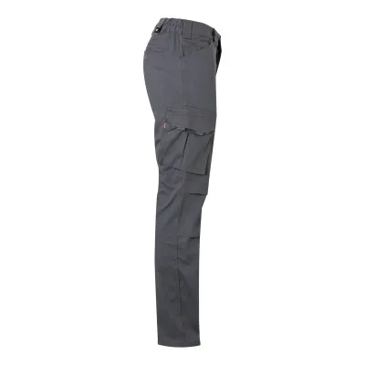 Pantaloni stretch, din bumbac, cu buzunare multiple / Velilla / Pantaloni, salopete, colanți