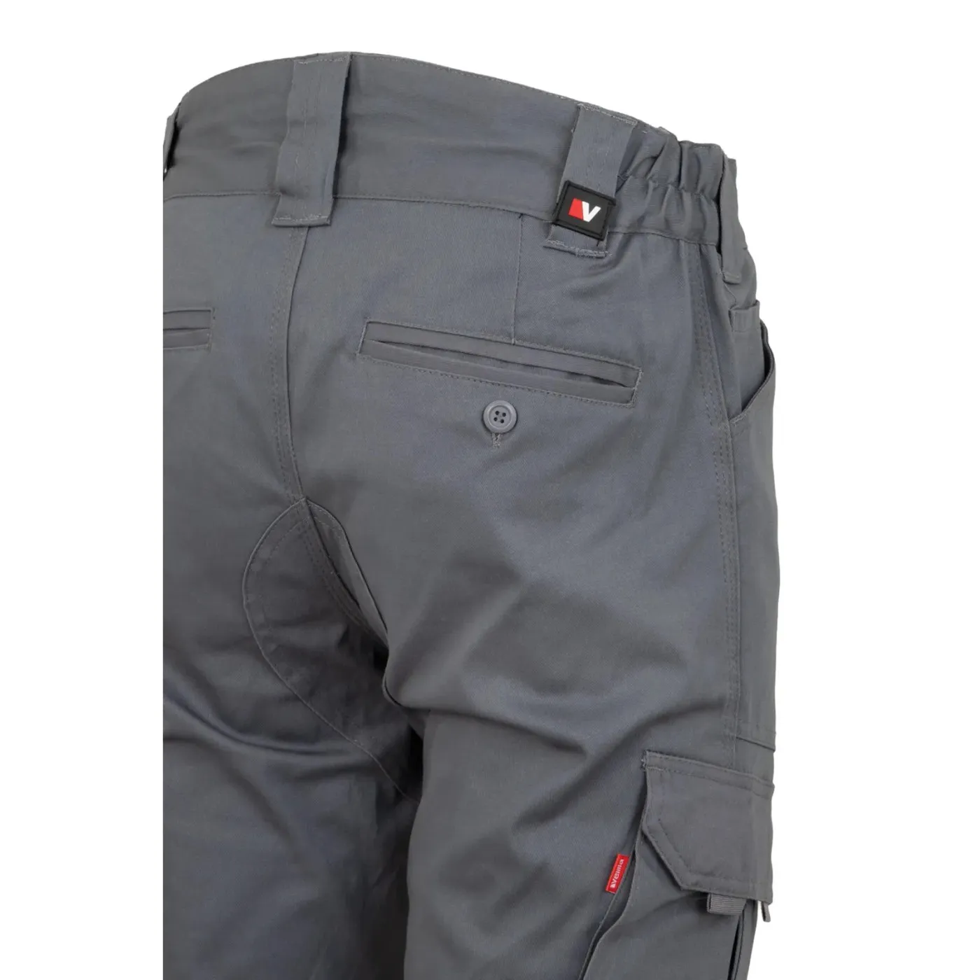 Pantaloni stretch, din bumbac, cu buzunare multiple / Velilla / Pantaloni, salopete, colanți