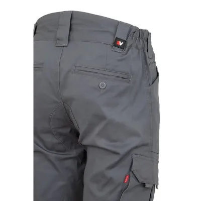 Pantaloni stretch, din bumbac, cu buzunare multiple / Velilla / Pantaloni, salopete, colanți