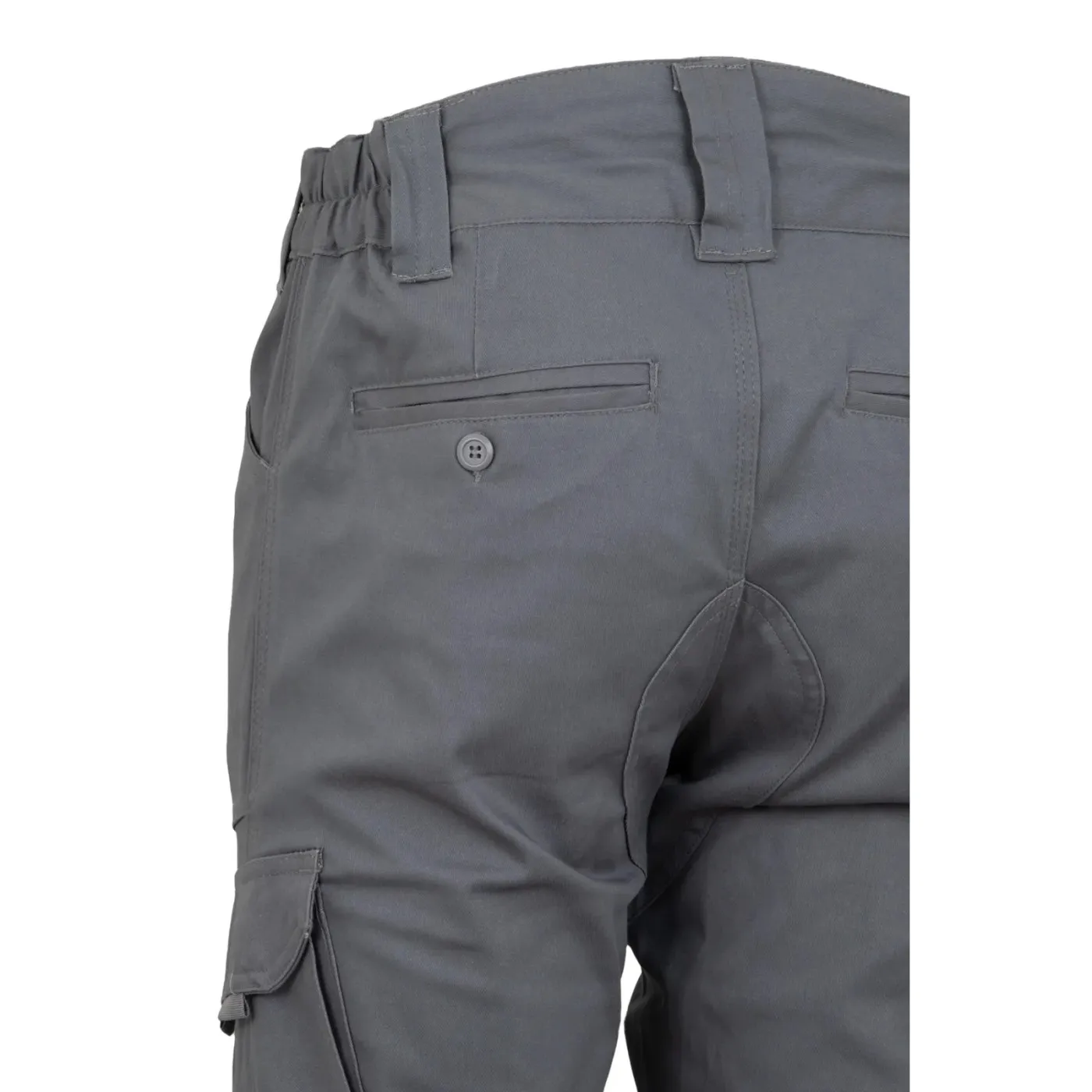 Pantaloni stretch, din bumbac, cu buzunare multiple / Velilla / Pantaloni, salopete, colanți