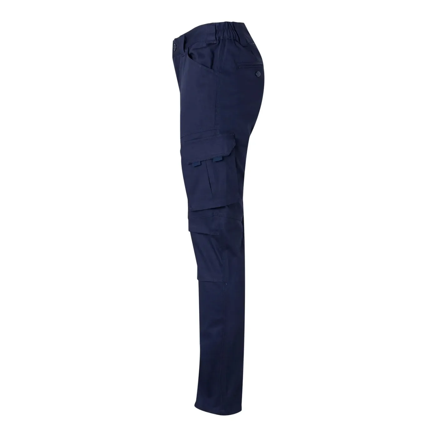Pantaloni stretch, din bumbac, cu buzunare multiple / Velilla / Pantaloni, salopete, colanți