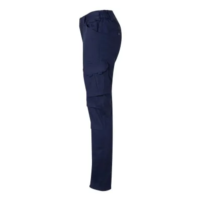 Pantaloni stretch, din bumbac, cu buzunare multiple / Velilla / Pantaloni, salopete, colanți