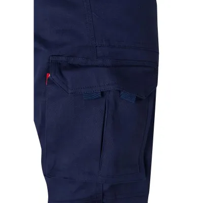Pantaloni stretch, din bumbac, cu buzunare multiple / Velilla / Pantaloni, salopete, colanți