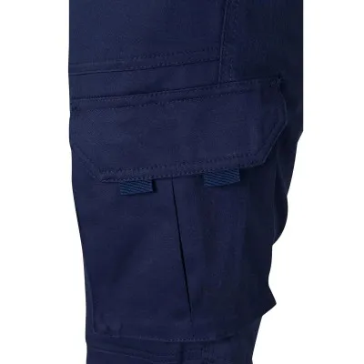 Pantaloni stretch, din bumbac, cu buzunare multiple / Velilla / Pantaloni, salopete, colanți