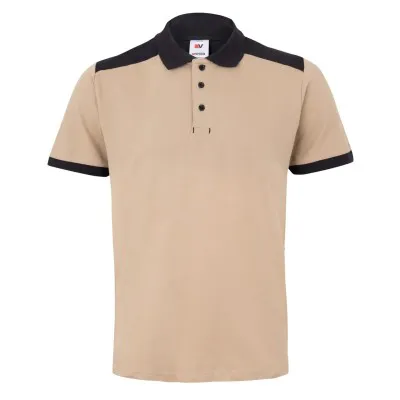 Tricou polo stretch, cu mânecă scurtă, în două tonuri / Velilla / Tricouri, bluze, cămăși