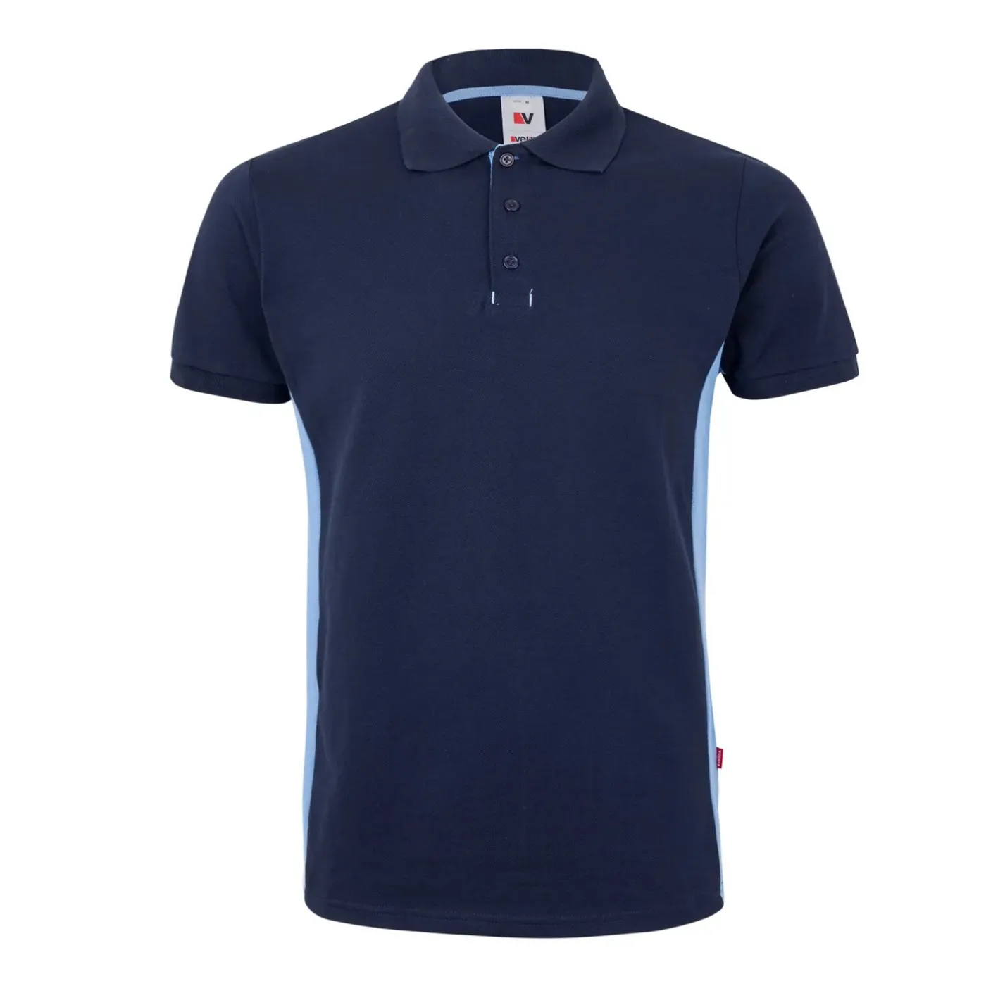 Tricou polo cu mânecă scurtă, în două tonuri / Velilla / Tricouri, bluze, cămăși