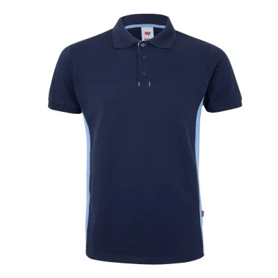 Tricou polo cu mânecă scurtă, în două tonuri / Velilla / Tricouri, bluze, cămăși