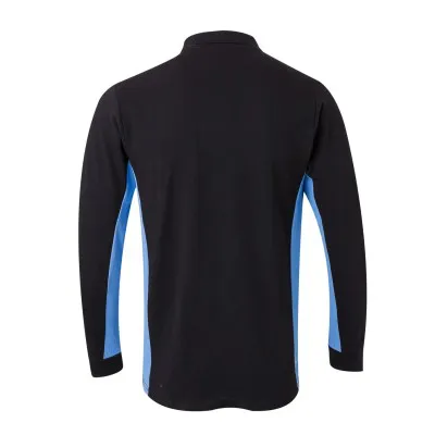 Tricou polo cu mânecă lungă, în două tonuri / Velilla / Tricouri, bluze, cămăși