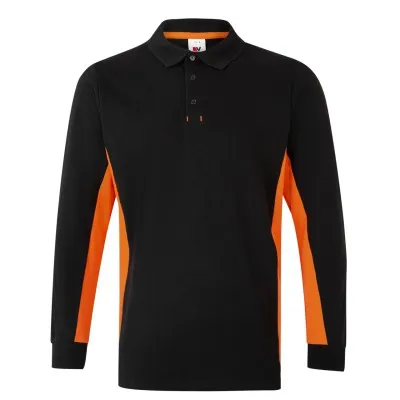 Tricou polo cu mânecă lungă, în două tonuri / Velilla / Tricouri, bluze, cămăși