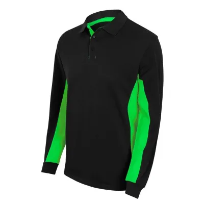 Tricou polo cu mânecă lungă, în două tonuri / Velilla / Tricouri, bluze, cămăși