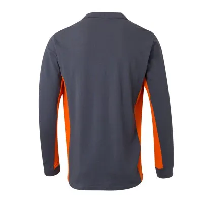 Tricou polo cu mânecă lungă, în două tonuri / Velilla / Tricouri, bluze, cămăși