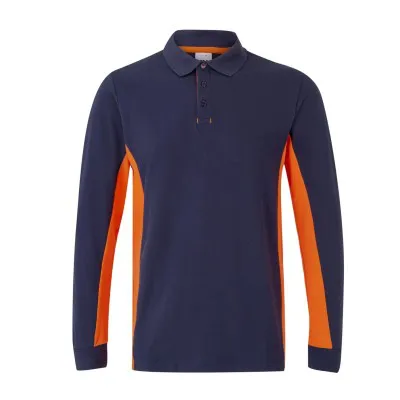 Tricou polo cu mânecă lungă, în două tonuri / Velilla / Tricouri, bluze, cămăși