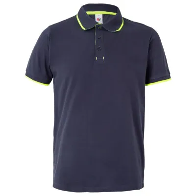 Tricou polo cu mânecă scurtă, în două tonuri / Velilla / Tricouri, bluze, cămăși
