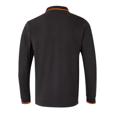 Tricou polo cu mânecă lungă, în două tonuri / Velilla / Tricouri, bluze, cămăși