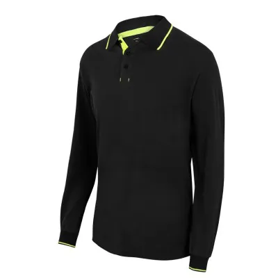 Tricou polo cu mânecă lungă, în două tonuri / Velilla / Tricouri, bluze, cămăși