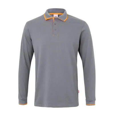 Tricou polo cu mânecă lungă, în două tonuri / Velilla / Tricouri, bluze, cămăși