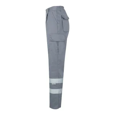Pantaloni cu benzi reflectorizante, cu buzunare multiple / Velilla / Pantaloni, salopete, colanți