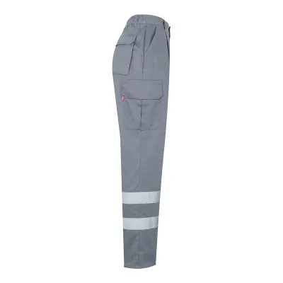 Pantaloni cu benzi reflectorizante, cu buzunare multiple / Velilla / Pantaloni, salopete, colanți