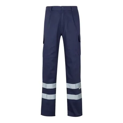 Pantaloni cu benzi reflectorizante, cu buzunare multiple / Velilla / Pantaloni, salopete, colanți