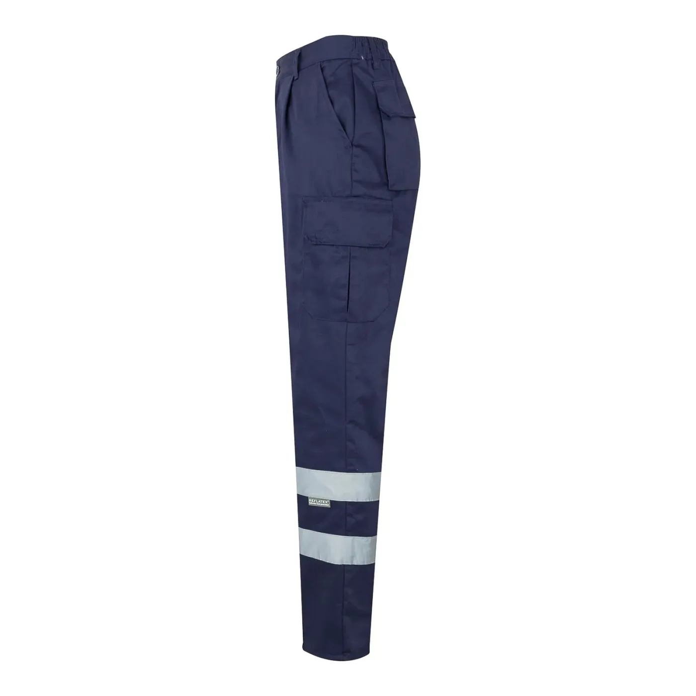 Pantaloni cu benzi reflectorizante, cu buzunare multiple / Velilla / Pantaloni, salopete, colanți