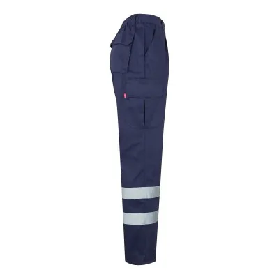 Pantaloni cu benzi reflectorizante, cu buzunare multiple / Velilla / Pantaloni, salopete, colanți