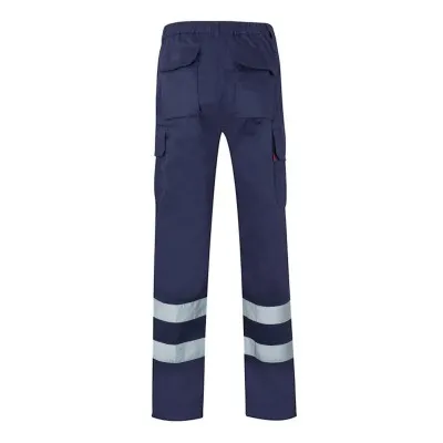 Pantaloni cu benzi reflectorizante, cu buzunare multiple / Velilla / Pantaloni, salopete, colanți