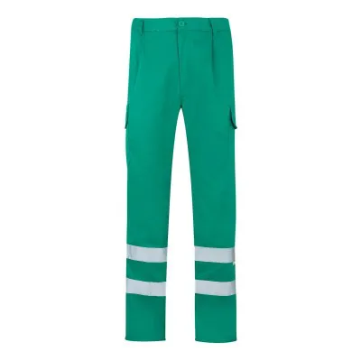 Pantaloni cu benzi reflectorizante, cu buzunare multiple / Velilla / Pantaloni, salopete, colanți