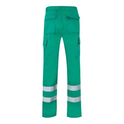 Pantaloni cu benzi reflectorizante, cu buzunare multiple / Velilla / Pantaloni, salopete, colanți