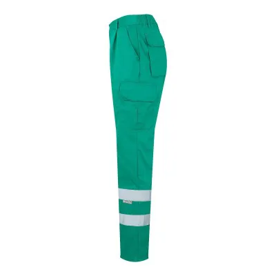 Pantaloni cu benzi reflectorizante, cu buzunare multiple / Velilla / Pantaloni, salopete, colanți