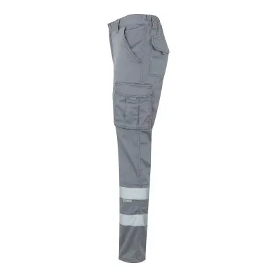 Pantaloni stretch, cu benzi reflectorizante, cu buzunare multiple / Velilla / Pantaloni, salopete, colanți
