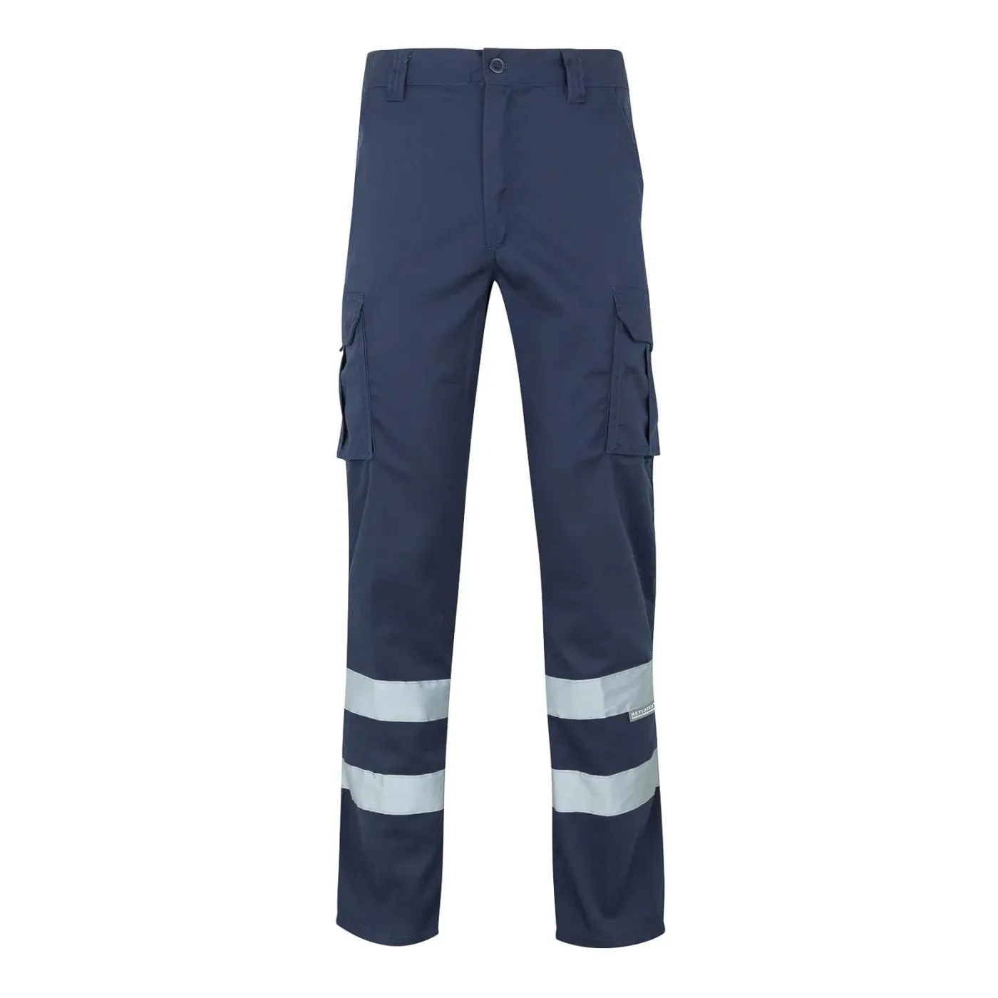 Pantaloni stretch, cu benzi reflectorizante, cu buzunare multiple / Velilla / Pantaloni, salopete, colanți