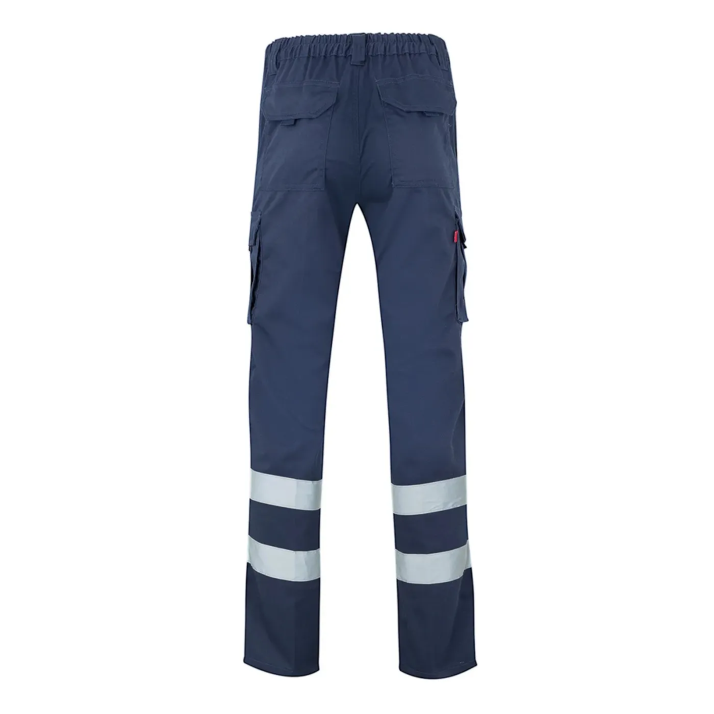 Pantaloni stretch, cu benzi reflectorizante, cu buzunare multiple / Velilla / Pantaloni, salopete, colanți