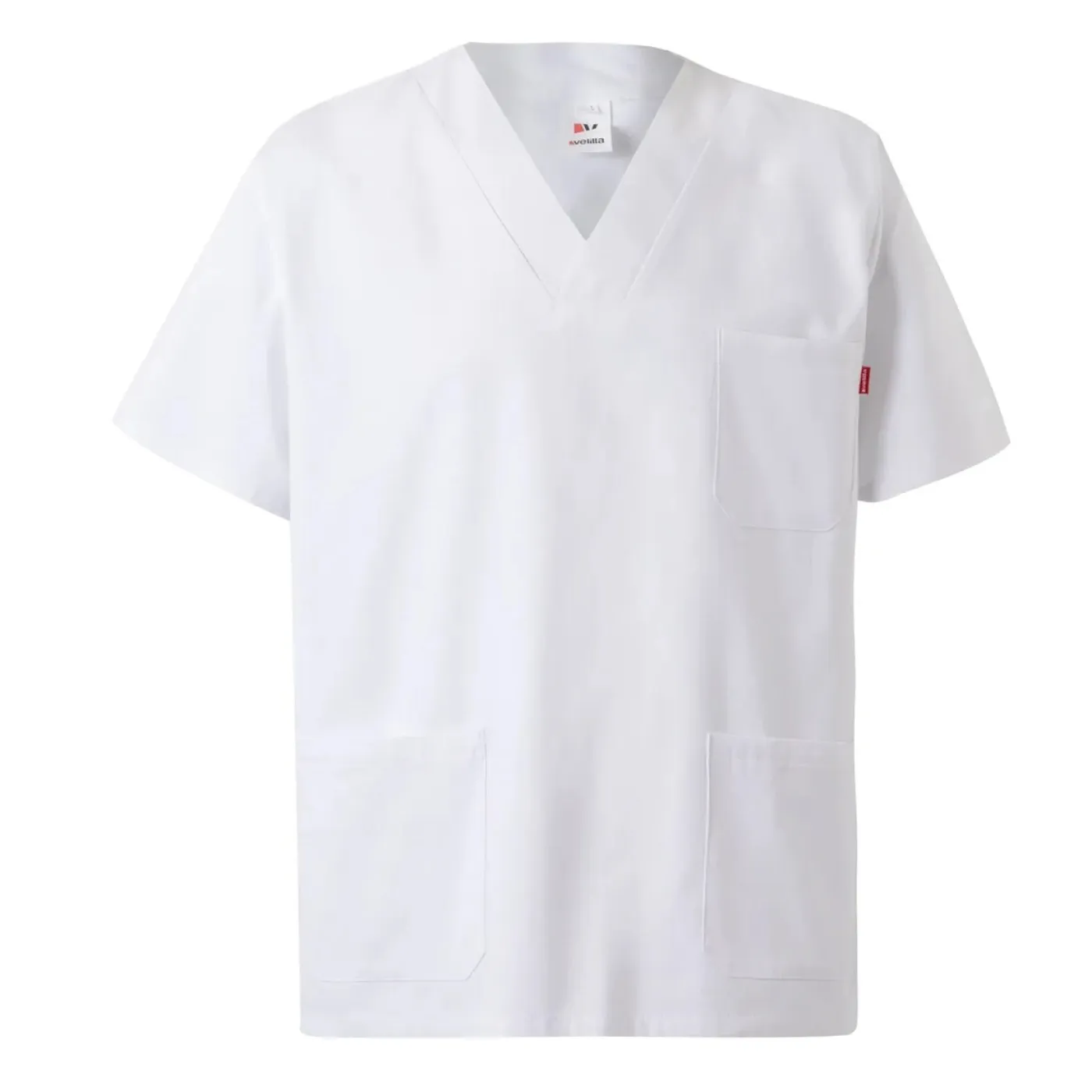 Cămașă scrub cu mânecă scurtă, 100% bumbac, pentru uz medical / Velilla / Îmbrăcăminte medicală