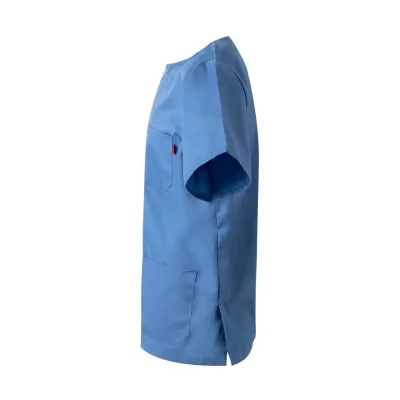 Cămașă scrub cu ​​mânecă scurtă, cu nasturi, pentru uz medical / Velilla / Îmbrăcăminte medicală