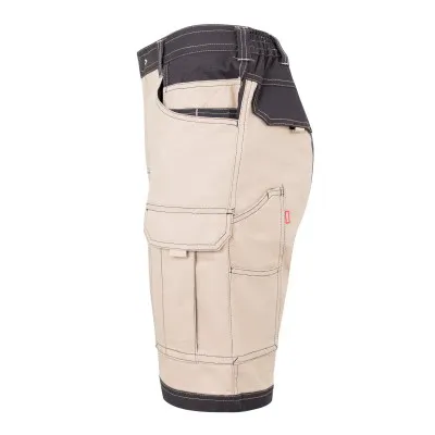 Pantaloni scurți din material stretch, cu buzunare pentru toc / Velilla / Pantaloni scurți de lucru
