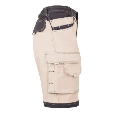 Pantaloni scurți din material stretch, cu buzunare pentru toc / Velilla / Pantaloni scurți de lucru